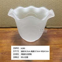 畅玩 6285 木棉 E27磨砂玻璃灯罩 大孔