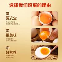 豫山村新鲜土鸡蛋 生态鸡蛋 散养纯粮喂养 30枚装