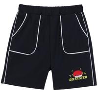 波司登(BOSIDENG)超级英雄系列夏季儿童短裤男女童简约风简约短款时尚休闲裤子 黑色8056 120 /53