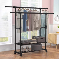 锦盛 挂衣架落地卧室简易衣架家用衣帽架简约现代挂衣服架子室内晾衣架