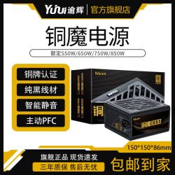 逾辉 铜魔系列500W/650W/900W全模组电源 静音节能 主动PFC台式机