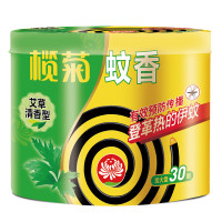 lanju 榄菊 蚊香盘 30盘/桶 艾草清香型