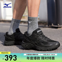 美津浓 复古潮流山林越野跑步鞋 07/黑/深黑 40.5