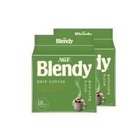 AGF挂耳咖啡乞力马扎罗风味7g*18袋*2包 Blendy滤挂式现磨手冲