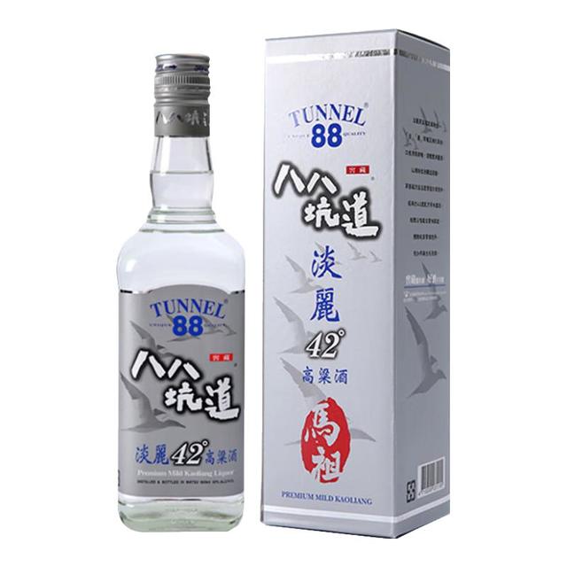有券的上：八八坑道 马祖 淡丽 42%vol 清香型白酒 600ml 单瓶装