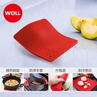 弗欧 德国WOLL硅胶铲不粘锅专用耐高温260度家用炒菜锅铲中式硅胶锅铲