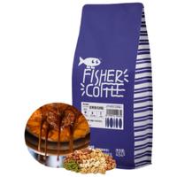 啡舍（FISHER COFFEE）【坚果意式拼配咖啡454g】精品咖啡豆新鲜深烘均衡美式 坚果意式豆 454g