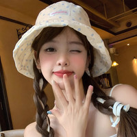 允娜 女士甜美波点遮阳帽 10149807966005