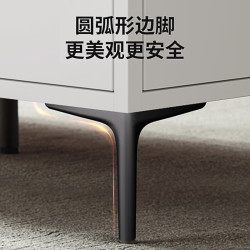 伍斯堡（5SEBUY）金属沙发脚茶几腿电视柜家具支撑脚 1个高15cm 哑黑