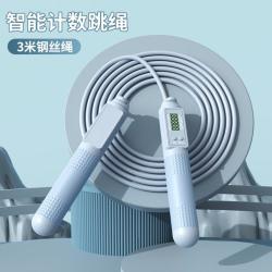 函翔 无绳跳绳钢丝成人儿童两用负重智能计数电子大球跳绳体育运动用品