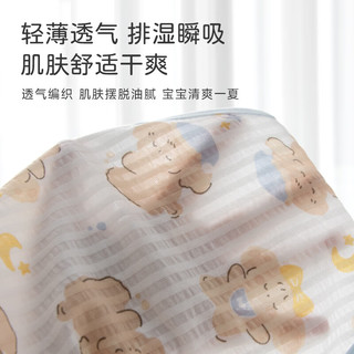 婴蓓依婴蓓依新生婴儿夏季超萌连体衣服满月百天宝宝短袖哈衣爬服薄竹棉 草莓熊 66cm