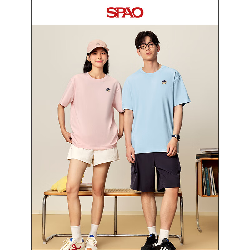 白#SP蓝帽子熊-贴布绣