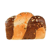 MOCC AEC 1986莫斯森林国产俄罗斯风味列巴大面包全麦无蔗糖酸早餐代餐欧包下午茶营养 无蔗糖双色杂粮列巴500g1个