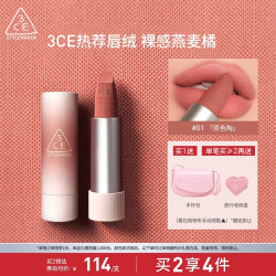 3CE 绒感亲肤唇膏 #01 OAT 原色陶 3.5g