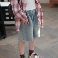 Schwartz 童装中小童夏季5分裤子2025年夏季新品牛仔裤