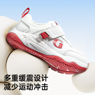 基诺浦 GW1486A 透气机能学步鞋 白色/番茄红 24码(150mm)