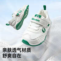  Ginoble/基诺浦 透气 儿童学步鞋  25.5 160mm 适合脚长156-165mm 白色/苍绿