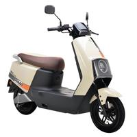爱玛 电动摩托车辉腾72V21.8Ah大功率蓝牙智能App电动车续航110km 茶白/黑