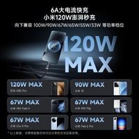 百亿补贴：酷态科 240W快充数据线磁吸带OLED屏6号织线C口传输适用苹果小米