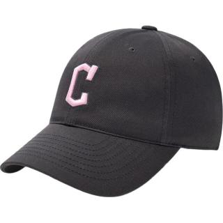 MLB 棒球帽款大标软顶鸭舌帽百搭3ACP6601N-45CGS-F 克里夫兰印地安队/炭灰色