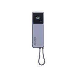 小米 PB1165MI 自带线充电宝 灰色 10000mAh 160W