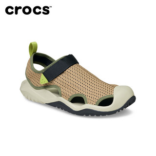 Crocs卡骆驰凉鞋激浪透气网布速干运动耐磨休闲男溯溪凉鞋|211095