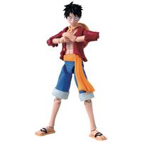 万代(BANDAI)海贼王可动人偶系列手办 路飞模型玩具桌面摆件送男生