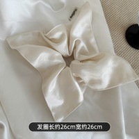 洛丹思奇 ROVEDCITY 夏季缎面冰淇淋色方巾大肠发圈 T2218