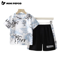 小猪班纳男女童夏季套装速干衣冰丝韩版休闲运动服球服短袖短裤童装 2204套装玩具熊 160 cm 【身高140-150】