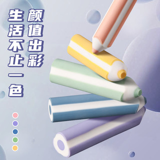 得力纽赛橡皮擦无屑超干净不留痕橡皮檫小