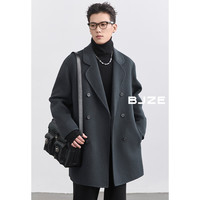 伯爵卓尔全羊毛双面呢一手长小个子毛呢大衣男2024秋冬 P441926 巧克力软糖 （全羊毛） M (170)