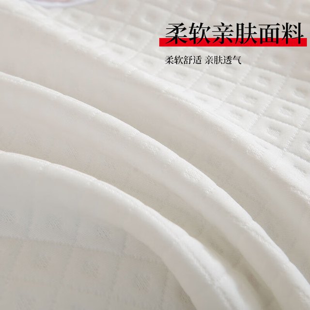 可口可乐 慢回弹记忆棉枕颈椎护颈枕酒店枕芯 记忆棉填充 B类 单只 白色 低枕 10cm 40