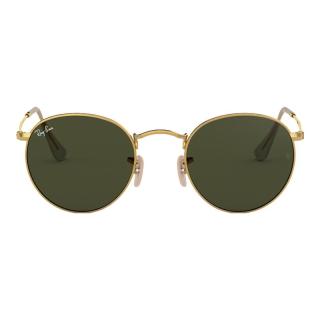 Ray-Ban 雷朋 RayBan）雷朋太阳镜男女款墨镜圆形复古潮流眼镜0RB3447 001金色镜框绿色镜片 尺寸50