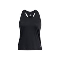 安德玛（Under Armour）Launch 纯色圆领套头修身速干无袖背心 女士 1382436 001黑色 XS