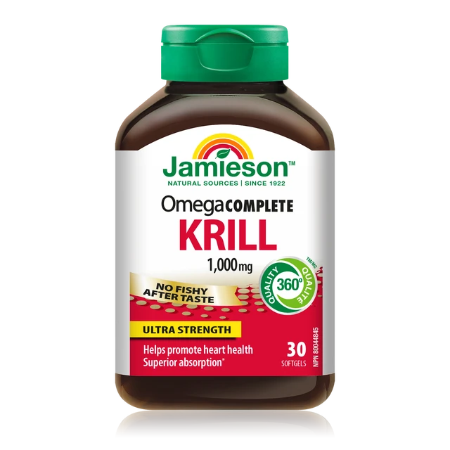 Jamieson 健美生 1000mg 加强型磷虾油 30粒