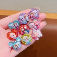 爱贝宣 新款儿童戒指环卡通女孩公主首饰水晶宝石钻石玩具女童玩具戒指