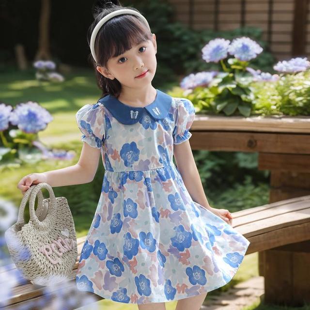 限尺码：巴黎嫒宝时 Hercastlè 女童裙子夏季婴幼裙装中小童连衣裙薄