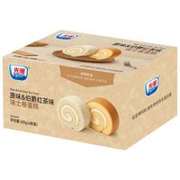 光明（Brilliant）瑞士卷蛋糕早餐面包代餐休闲零食甜点下午茶点心 420g *瑞士卷420g（6枚）