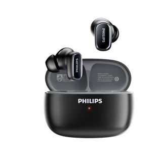 PHILIPS/飞利浦 降噪 蓝牙耳机  有线充电 Type-C 黑