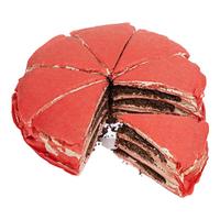 熊治水果千层草莓水果酱蓝莓芒果动物奶油千层下午茶 奥巧千层蛋糕400g*1盒