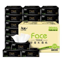 洁柔 黑Face加厚 3层 100抽 共60包