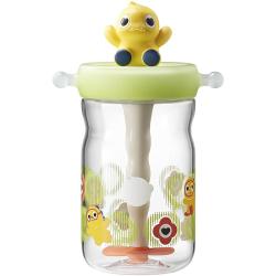 babycare 儿童保温杯 吸管+背带 浅草青 500ml
