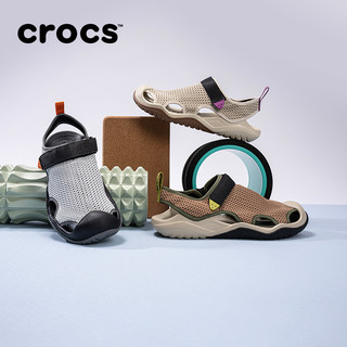 Crocs卡骆驰凉鞋激浪透气网布速干运动耐磨休闲男溯溪凉鞋|211095