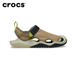 Crocs卡骆驰凉鞋激浪透气网布速干运动耐磨休闲男溯溪凉鞋|211095