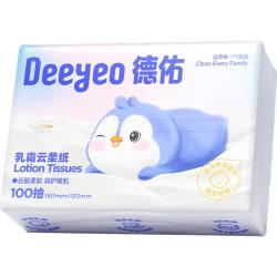 德佑 云柔巾柔润保湿柔纸巾乳霜纸 3层 100抽*1包