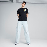 彪马PUMA运动休闲印花短袖T恤男子2025年春夏新款上衣688949 S