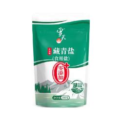 雪天 盐0添加原生湖盐未加碘藏青盐300gx4包