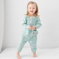 Cottonshop 棉店 3个月-2岁婴幼童春秋前开长袖长裤哈衣爬服连体衣小象提花系列