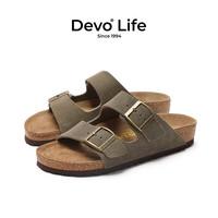 Devo Life 软木拖鞋男女同款春夏季情侣凉拖鞋 2618