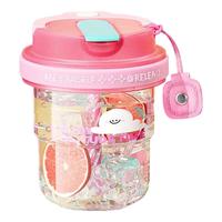 物生物吸管水杯女生高颜值大容量夏季天tritan耐高温便携随手双饮杯子